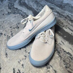 Nike Skateboarding Shane O'Neil White and Baby Blue Sneakers
